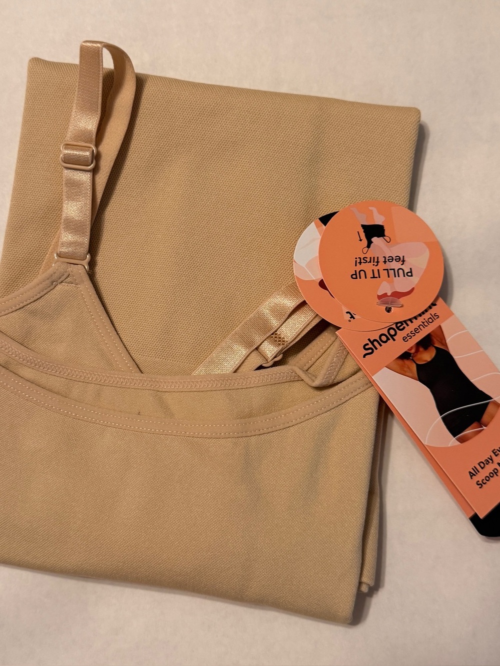 NWT-SHAPERMINT All Day Scoop Neck Cami-2XL